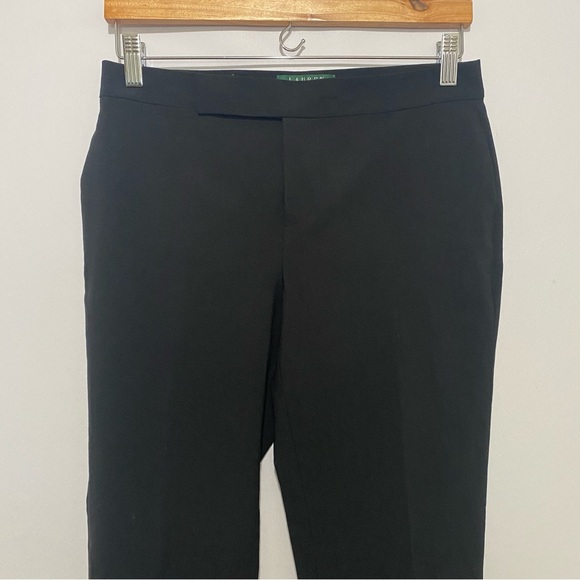 Lauren Ralph Lauren Petite Camaron Black Wool Dress Pants Size 4P Office - Picture 2 of 9